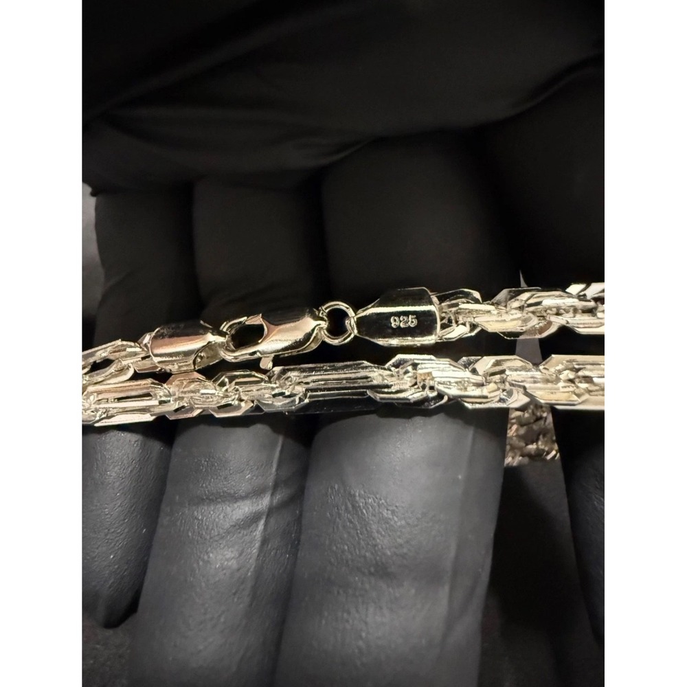 milano silver filled 24inch 5mm lobster clasp - Picture 3 of 4